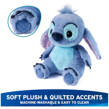 GUND Disney Official Oh So Snuggly Stitch 12.5-Inch Plush Toy, Ages 0+