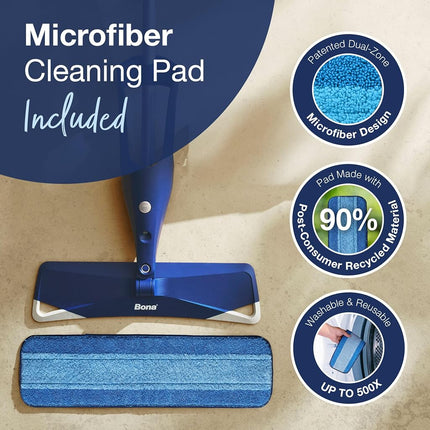 Bona Premium Spray Mop with Bona Hardwood Floor Cleaner Concentrate