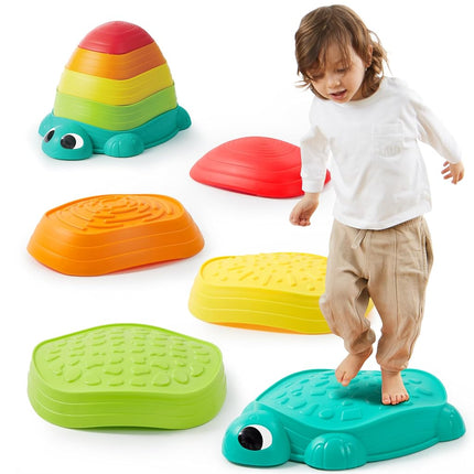 JOYIN Balance Stepping Stones for Kids, 5 Durable 