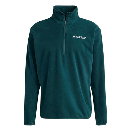 adidas Men's Terrex Multi Essentials Half Zip Fleece Jacket, aurora ivy, S
