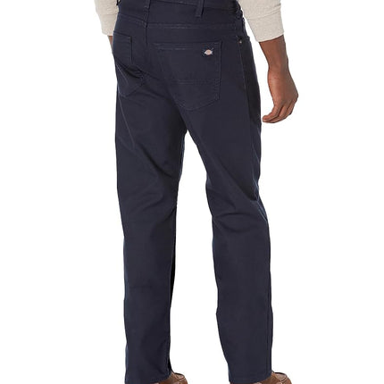Pantalon de travail homme Dickies coupe droite, coloris bleu marine délavé, 36W x 30L