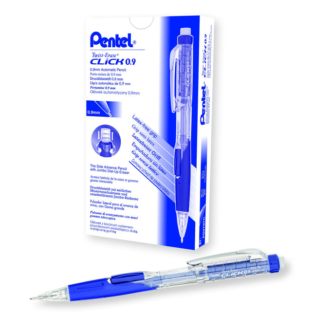 Pentel Twist Erase CLICK Mechanical Pencil, 0.9mm,
