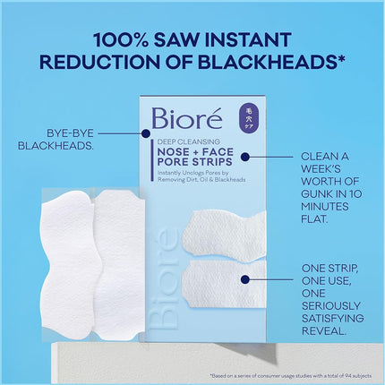 Biore Deep Cleansing Pore Strips, 24 Count