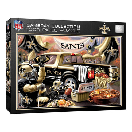 Masterpieces 1000 Piece Jigsaw Puzzle for Adults - NFL New Orleans Saints Gameday - 19.25"x26.75"