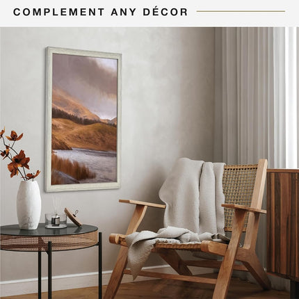 MCS Industries Inc 63738 Cadres Studio Gallery 45,7x61 cm, grain de bois gris, 45,7x61 cm