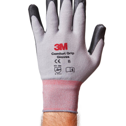 3M Comfort Grip General Use Work Glove, Nitrile Pa
