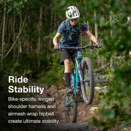 Osprey Raptor Jr Boy's Mountain Biking Backpack with Hydraulics Reservoir, Tundra Green, Tundra Green, One Size, Mountain Biking Backpack With Hydraulics Reservoir