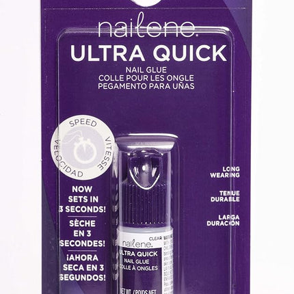 Nailene Ultra-Quick Nail Glue Clear 3g