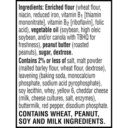 Keebler Cracker Sandwiches To Go - Toast & Peanut Butter - 1.38 Oz - 8 Ct