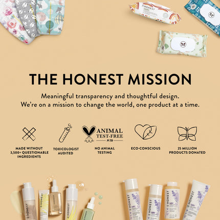 The Honest Company Clean Conscious Training Pants for Sensitive Skin | Hypoallergenic, Fragrance Free | Magical Moments + Butterfly Kisses | Size 4T/5T (38+ lbs), 48 Count