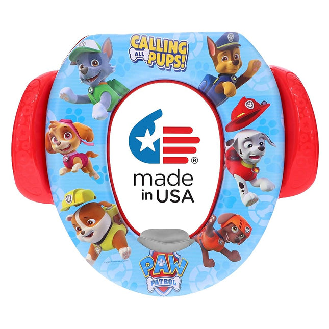 Nickelodeon PAW Patrol Calling All Pups Soft Potty Seat and Potty Training Seat - Soft Cushion, Baby Potty Training, Safe, Easy to Clean