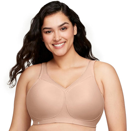 Glamorise MagicLift Seamless Sports Wirefree Bra 1006 (Women's & Women's Plus)