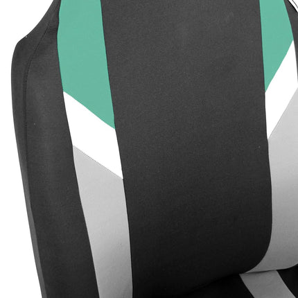 FH GROUP Front Set Cloth Car Seat Cover for Bucket Seats, 1-Piece Seat Cover, Universal Fit, Airbag Compatible, SUV, Van Seat Covers, Mint