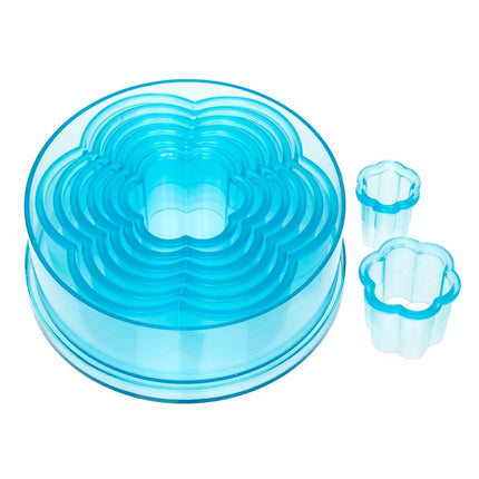 Ateco Plain Edge Flower Cutter Set in Graduated Si