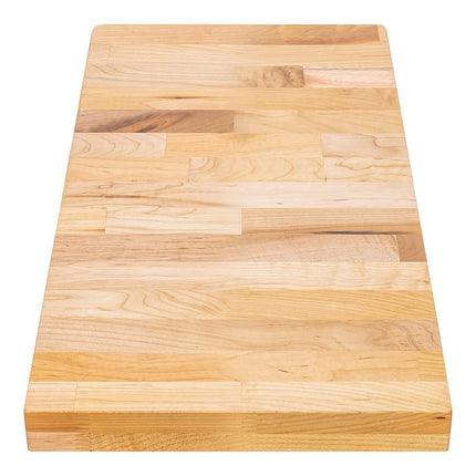 DuraSteel 24x36 Butcher Block Countertop - Maple Workbench Top - Solid Wood Table Top for Cabinet, Kitchen, Restaurant, Coffee, Desk, Bar Table - Optional Base Leg Units
