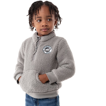 Gerber NFL Baby Sherpa Sudadera con Cierre de 1/4, Color del equipo, 3T, Color del equipo, 3 años