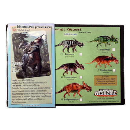 Creative Beast Studio Beasts of The Mesozoic: Ceratopsian Series Einiosaurus 1:18 Scale Action Figure, Multicolor