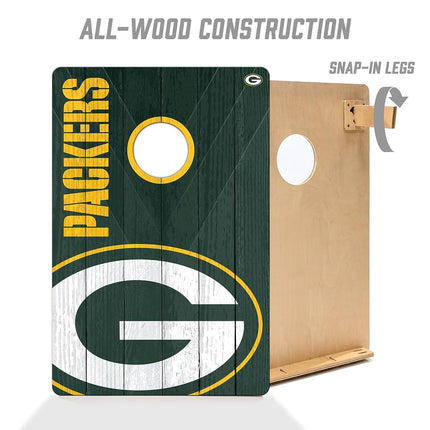 YouTheFan NFL Green Bay Packers 2’ x 3’ Cornhole Game
