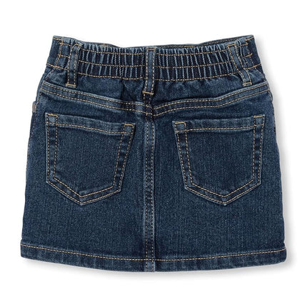 The Children's Place Baby Girls' Toddler Denim Mini Skirt, China Blue 7068, 3T