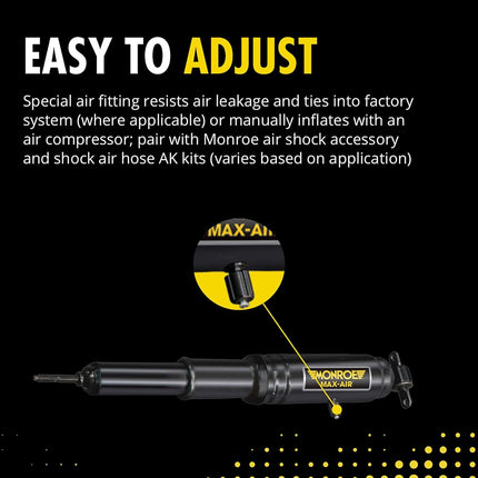 Monroe Max-Air MA812 Air Adjustable Air Shock Absorber Pack of 2 for Nissan Pickup