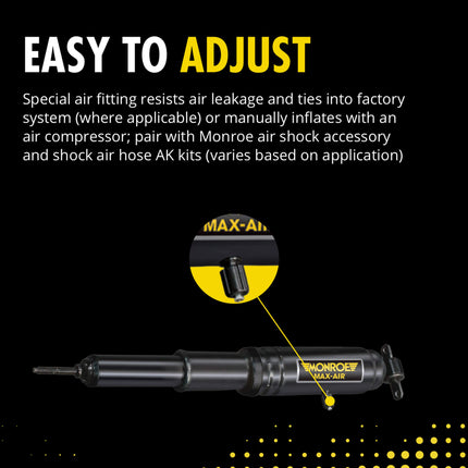 Monroe Max-Air MA812 Air Adjustable Air Shock Absorber Pack of 2 for Nissan Pickup