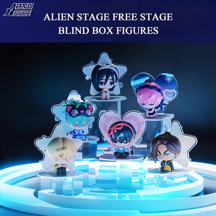 YJacuing Anime Alien Stage Free Stage Series Mystery Blind Box Figures, Officially Licensed Statues Toy, Ages 15+ (Single Box, Includes a Random Figure)