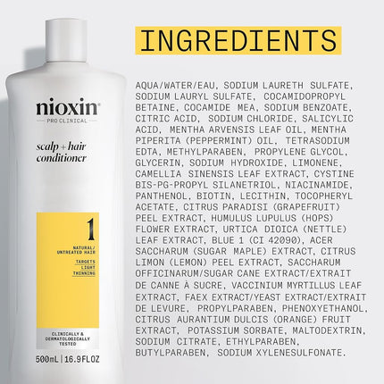 Nioxin System 1 Therpay, 500 Ml