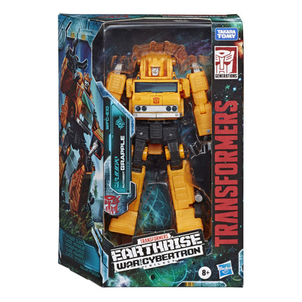 Transformers Toys Generations War for Cybertron: Earthrise Voyager WFC-E10 Autobot Grapple Action Figure � Children Aged 8 and Up, 17.5-cm