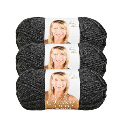 Lion Brand Yarn, Vanna's Choice Crochet Yarn, Dark