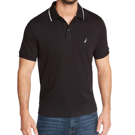 Nautica Men's Classic Fit Short Sleeve Dual Tipped
