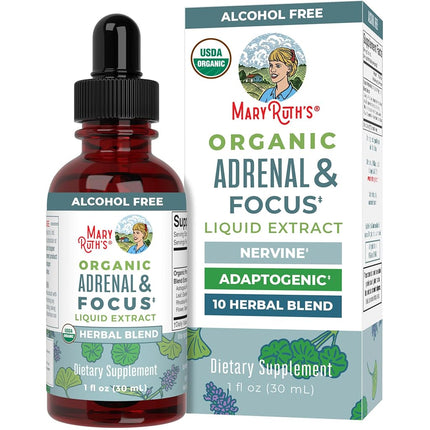 Adrenal Support & Focus Supplement by MaryRuth's |