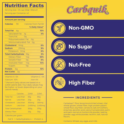 Mélange à pâtisserie Carbquik, 1,36 kg (48 oz)