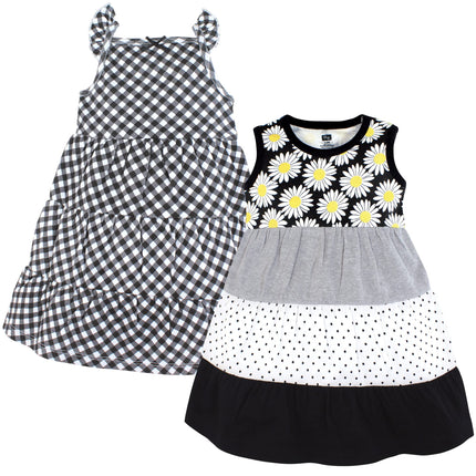 Hudson Baby Baby Girls' Cotton Dresses, Black Dais
