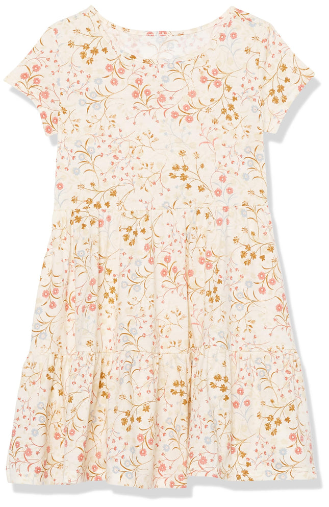 The Children's Place Girls' Floral Tiered Dress, W
