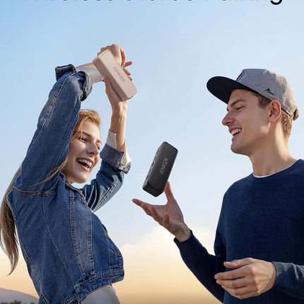 soundcore Anker 2 Portable Bluetooth Speaker, 12W Stereo, Black