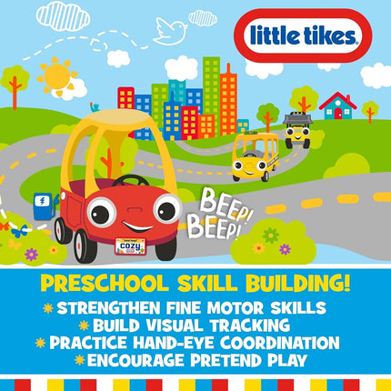Repositionable Little Tikes Sticker Playset � Car & Truck Stickers for Kids Ages 3+