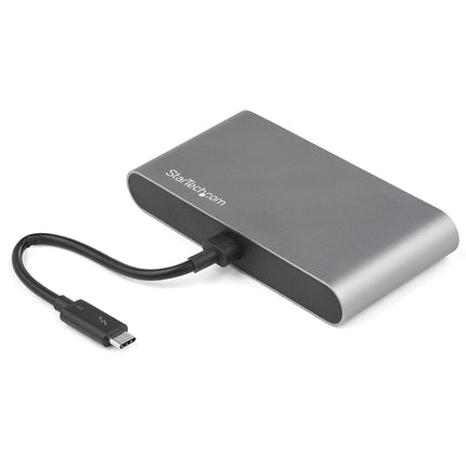 StarTech Driverless Thunderbolt 3 Dual 4K 60Hz DisplayPort Mini Dock, GbE