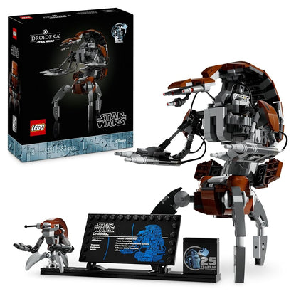 LEGO Star Wars Droideka Set, Collectible Droid Model Kit for Adults to Build, Home Officé Decor Display Figure, Memorabilia Gift idea for Men, Women, Him, Her & Fans 75381