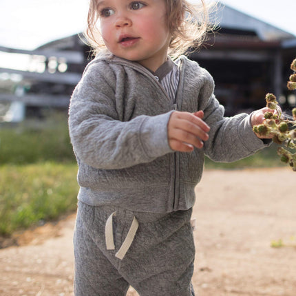 Burt's Bees Baby conjunto de camisa y pantalón, conjunto de top y pantalón, cestas para bebé, conjunto de chaqueta y pantalón gris para bebé niño, 0-3 Meses