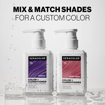 Keracolor Color Plus Clenditioner, Purple, 1 L