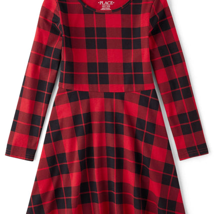 The Children's Place Girls' Casual Long Sleeve Pla
