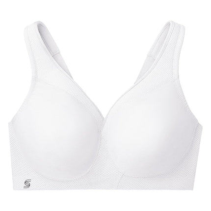 Glamorise MagicLift Seamless Sports Wirefree Bra 1006 (Women's & Women's Plus) White