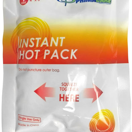 Primacare PHP-45 Instant Hot Pack with Cover Size 4" x 5" (Pack of 24)
