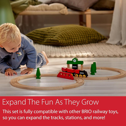 BRIO World 33028 Classic Figure 8 Train Set 22 Pieces for Kids Ages 2+