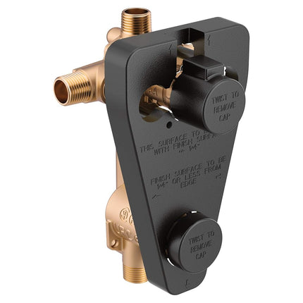 Moen 2571 M-Pact Posi-Temp Pressure Balancing Built in 2-Function Transfer Valve, Includes Stops, CC/IPS, Brass