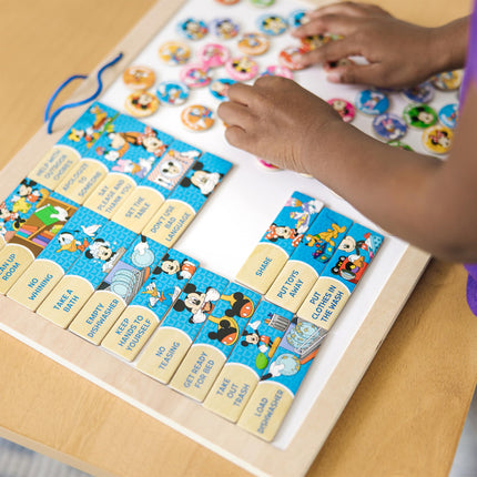 Melissa & Doug Disney Mickey Mouse Clubhouse My Magnetic Responsibility Chart - Toddler Routine, Kids Reward Board, Reward Chart for Toddlers and Kids Ages 3+