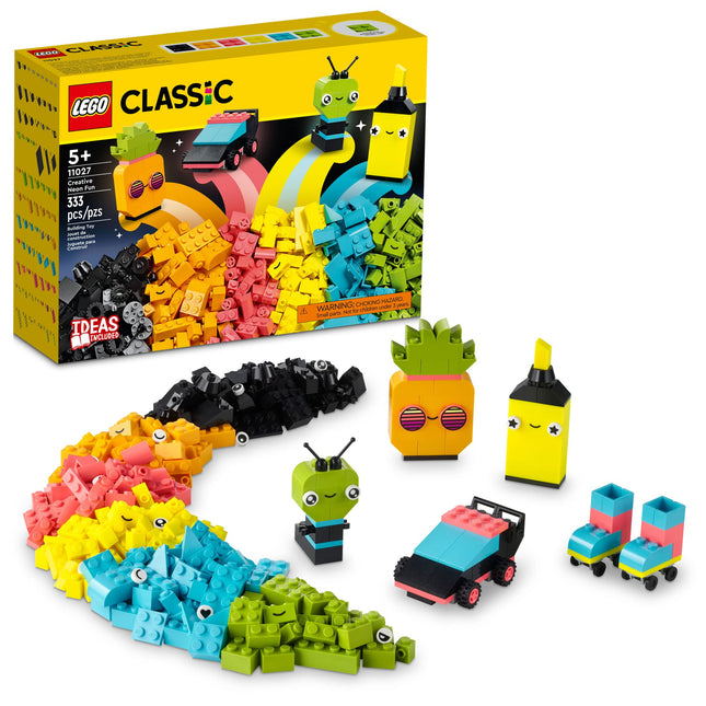 LEGO Classic Creative Neon Colors Fun Brick Box Se
