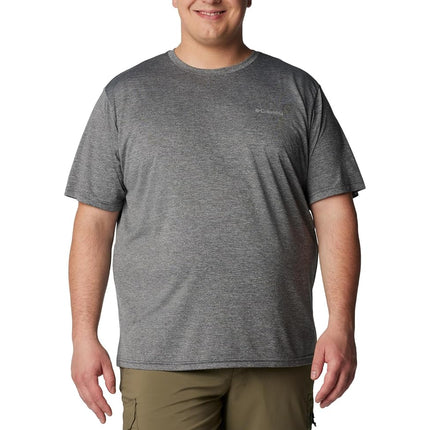 Columbia Men's Hike Crew, Black Heather, 4X