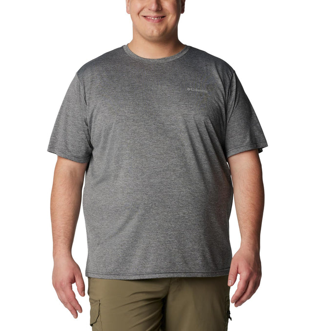 Columbia Men's Hike Crew, Black Heather, 4X