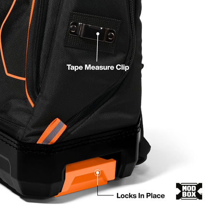 Klein Tools 62201MB MODbox Electrician's Tool Backpack, Customizable Mobile Workstation with 32 Pockets for Maximum Tool Storage